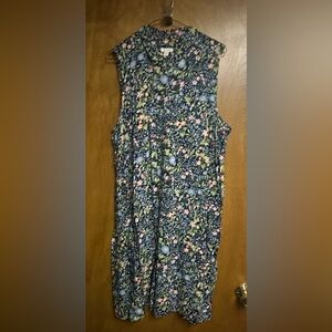 J. Jill Floral Button-Up Dress